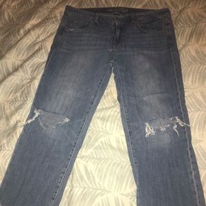 American Eagle “Boy Fit” Wide Legged Crop